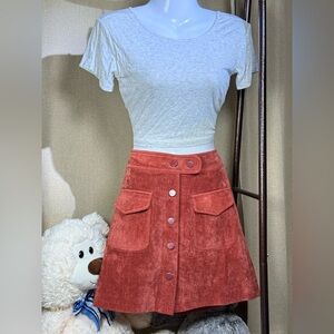 Elegant Rust Skirt
